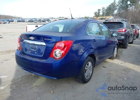 2013 Chevrolet Sonic Lt Auto from USA, damaged, VIN 1G1JC5SH1D4230732